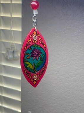 Plexi glass pink window  art
